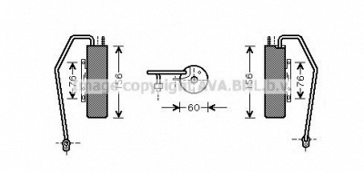 AVA QUALITY COOLING old398 -  Осушитель, кондиционер